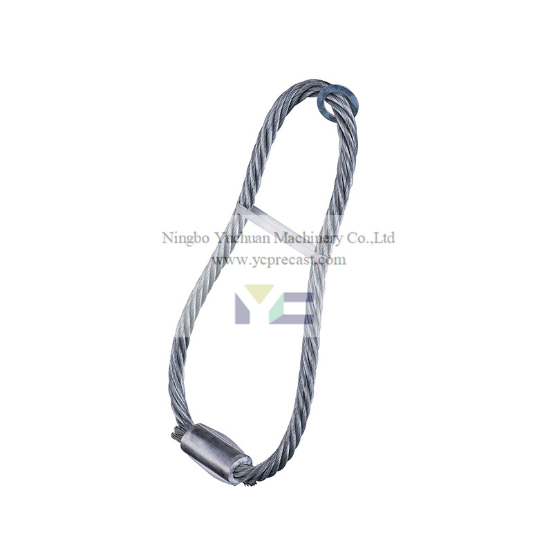 Wire rope lifting hoops
